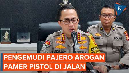 Polda Metro Dalami Pengemudi Pajero Arogan Pamer Pistol di Jalan