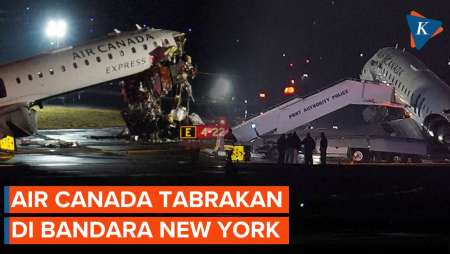 Air Canada Tabrakan Di Bandara New York, Pilot-Kopilot Meninggal Dunia