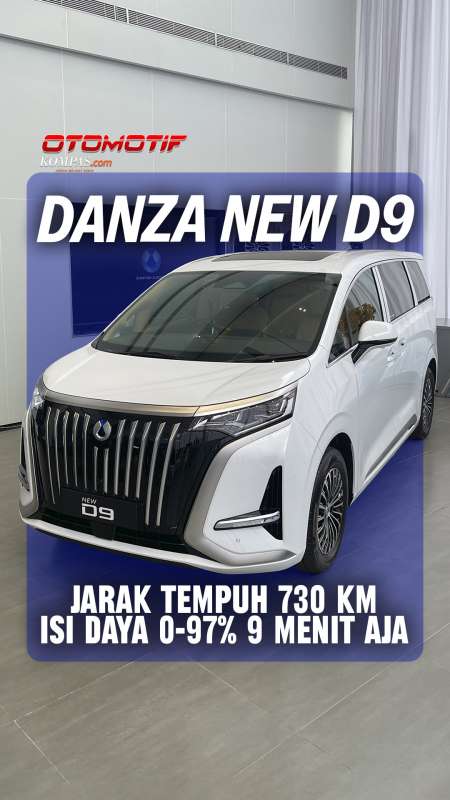 Danza New D9 Rakitan Lokal Lebih Canggih & Isi Daya 0-97% Hanya 9 Menit