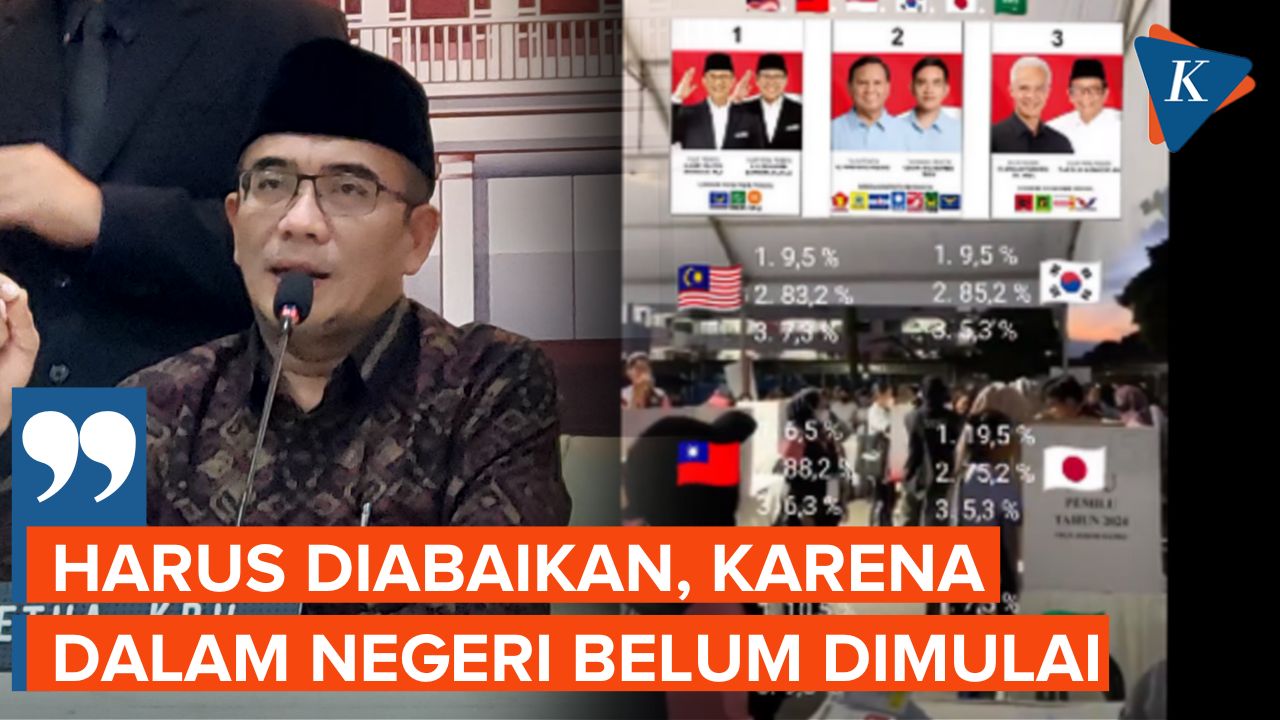 KPU Minta Masyarakat Abaikan Hasil Pemilu Luar Negeri yang Viral