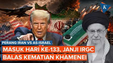 Hari Ke-133 Perang: AS Berupaya Redakan Serangan, IRGC Berjanji Balas Dendam