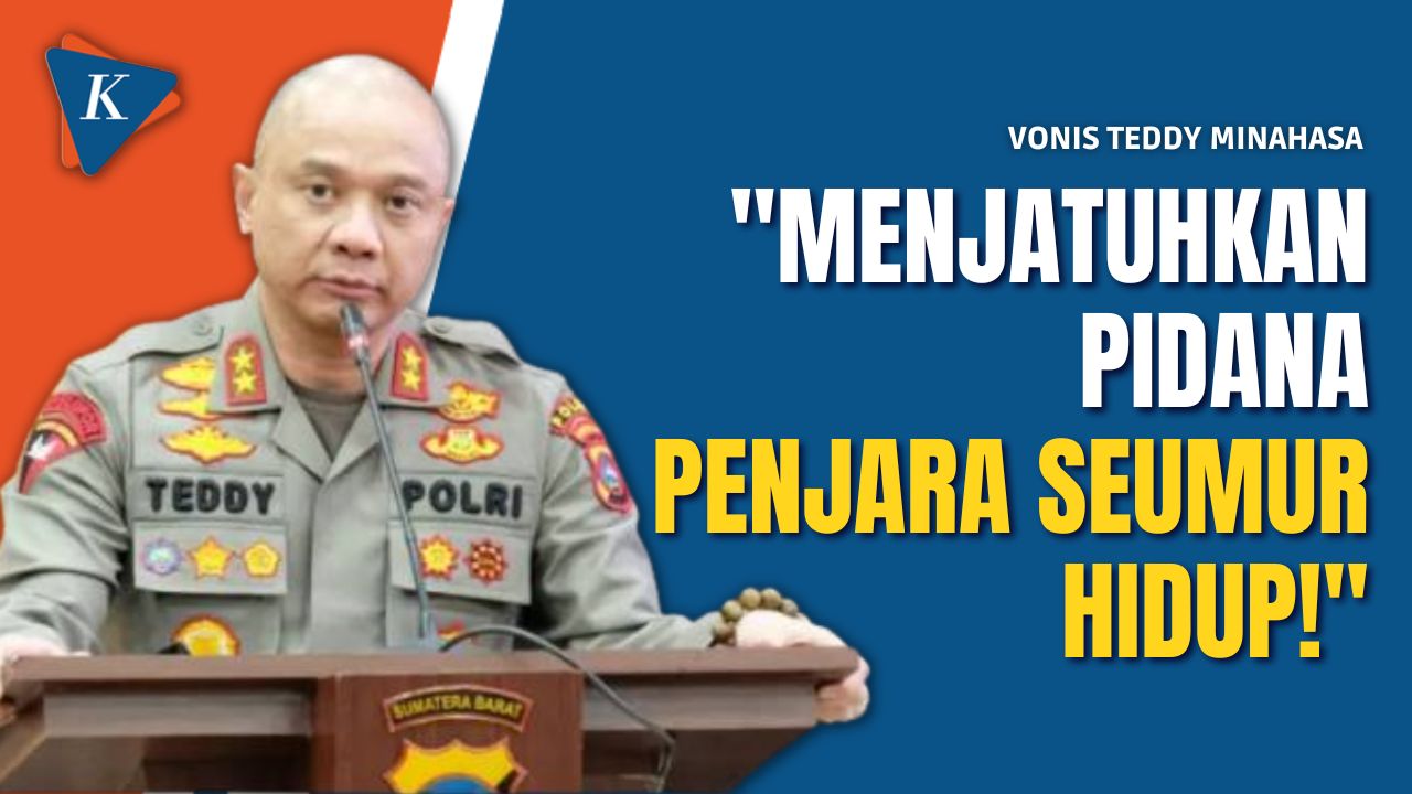 Detik-detik Teddy Minahasa Divonis Hukuman Penjara Seumur Hidup