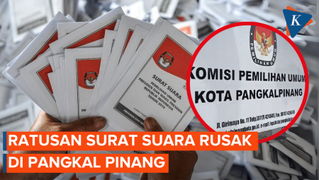 Ratusan Surat Suara di Pangkal Pinang Ditemukan Rusak, Ada Bercak Tinta dan Robek