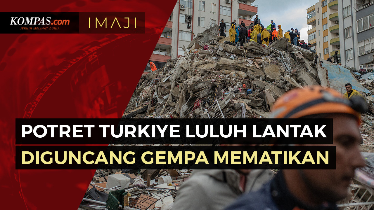 Potret Turkiye Luluh Lantak Diguncang Gempa, Korban Tewas Capai 3.823 Orang