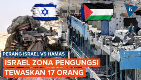 Israel Serang Sekolah di Kawasan Zona Pengungsi di Gaza Tengah, Tewaskan 17 Orang