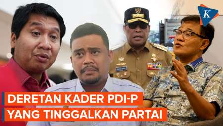 Deretan Kader PDI-P yang Tinggalkan Partai