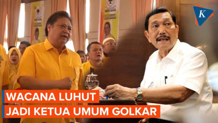 Jawaban Luhut Saat Ditanya Peluang Jadi Ketum Golkar