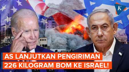 AS Kembali Pasok Bom Berat ke Israel, Total 226 Kilogram!