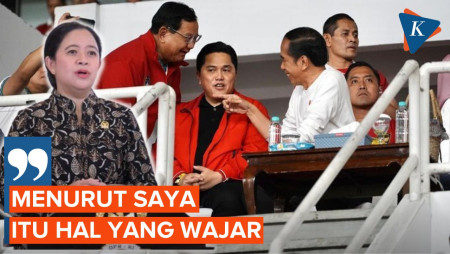 Puan Anggap Tak Ada yang Spesial dari Kedekatan Prabowo-Jokowi