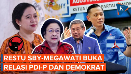 Lampu Hijau Megawati dan SBY Buka Komunikasi PDI-P dan Demokrat