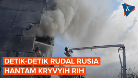 Penampakan Kota Kryvyih Rih usai Dihantam Rudal Rusia