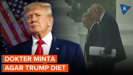 Dokter Kepresidenan AS Ungkap Kondisi Kesehatan Trump: BB Naik Jadi 108 Kg