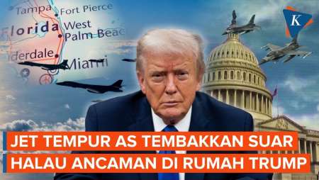 Jet Tempur AS Jadi "Anjing Penjaga" Rumah Trump, Halau Pesawat Sipil