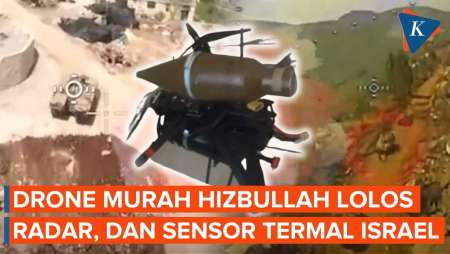 Drone Serat Optik Hizbullah Sunyi Mematikan, Bikin Sistem Radar Canggih Israel “Buta”
