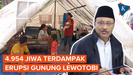 Uang Rp 5,3 M untuk 4.954 Jiwa Terdampak Erupsi Gunung Lewotobi