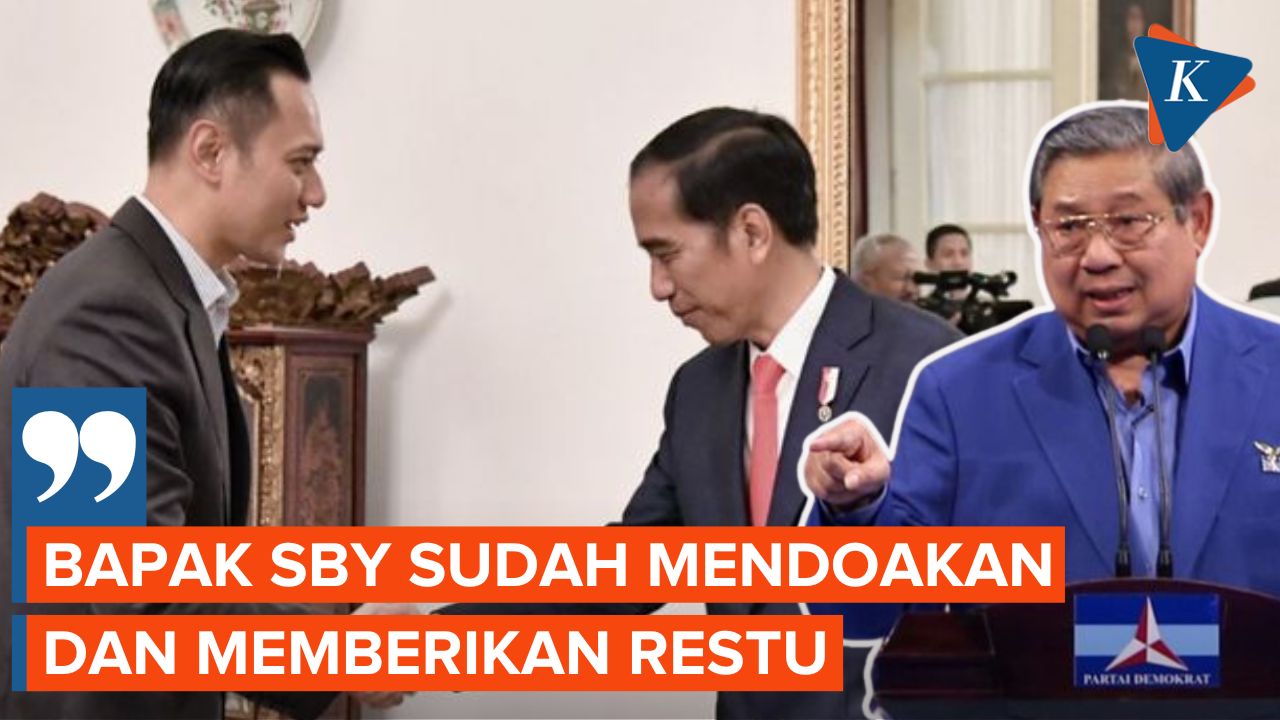 Restu dan Doa SBY untuk AHY Masuk Kabinet Jokowi