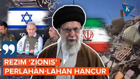Pemimpin Tertinggi Iran Yakini Israel Sedang Menuju Kehancuran