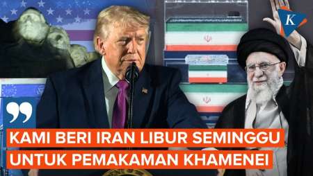 Trump Membual soal Beri Iran Libur untuk Urus Pemakaman Ali Khamenei