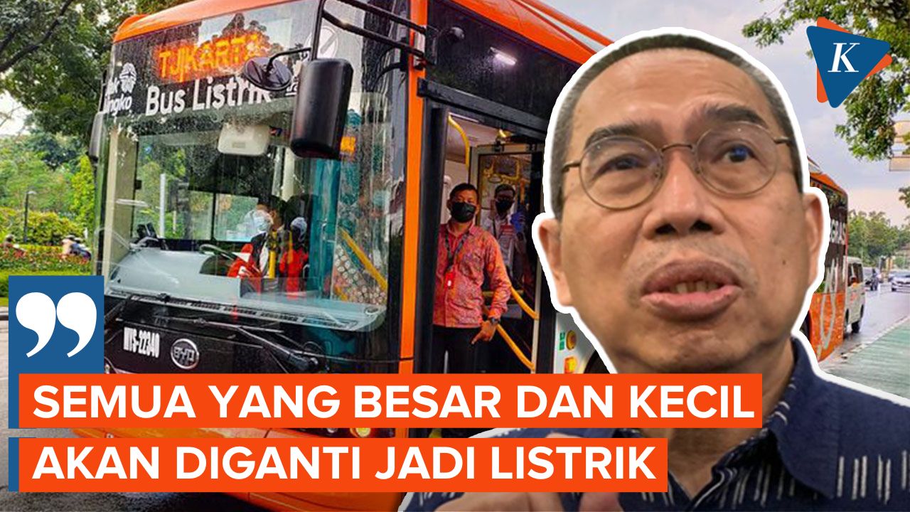 Bus TransJakarta Akan Berubah Jadi Bus Listrik pada 2030