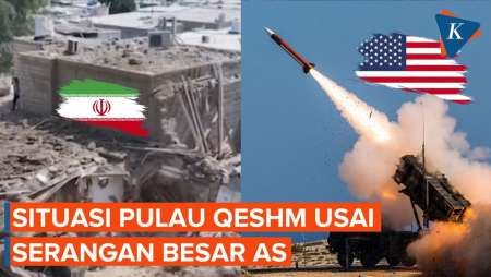 Potret Pulau Qeshm Iran Usai Digempur AS, Rumah Hancur dan 2 Luka