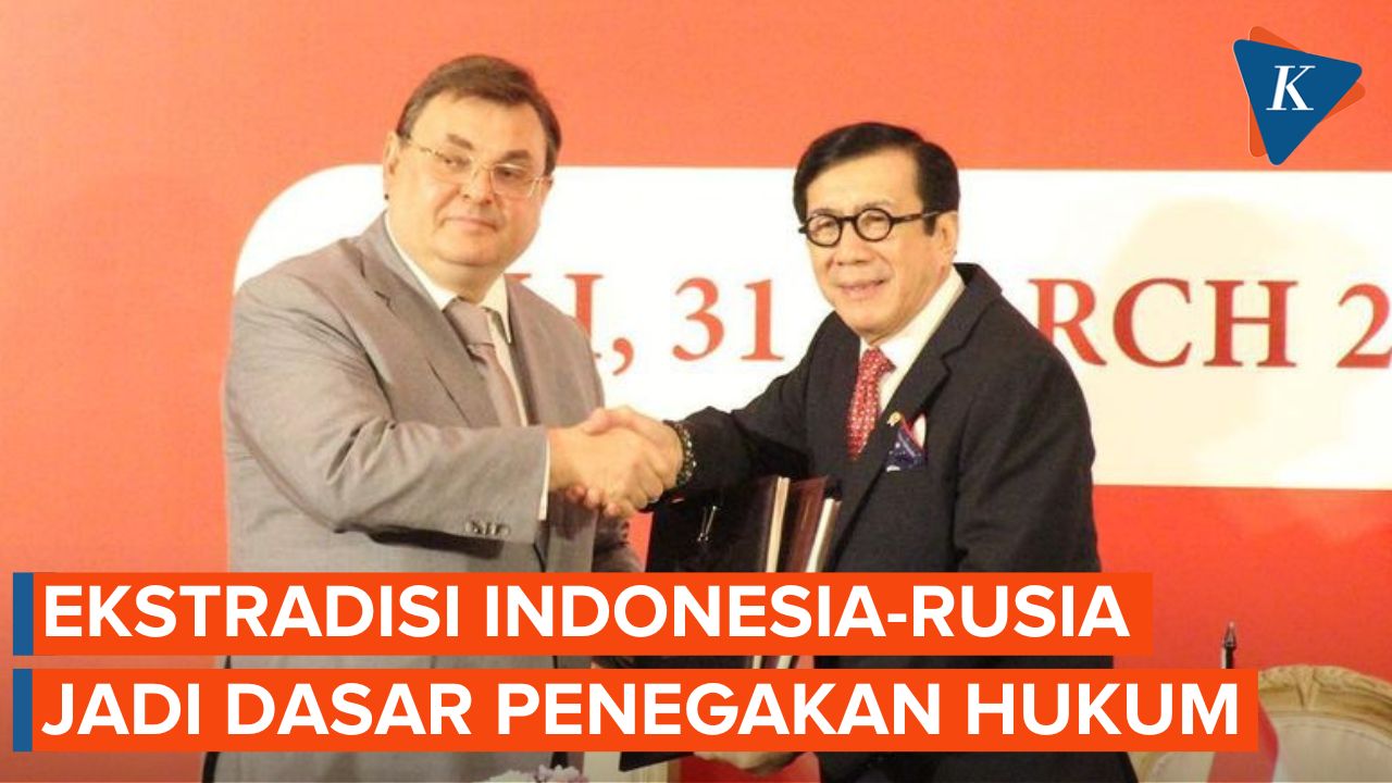 Indonesia-Rusia Teken Perjanjian Kerja Ekstradisi