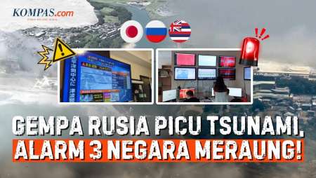 Gempa Kamchatka, Detik-detik Sirene Meraung di Jepang, Rusia, dan Hawaii Sebelum Tsunami Datang