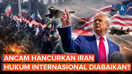 Ancam Hancurkan Iran, AS Tinggalkan Hukum Internasional?