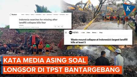 Media Asing Soroti Longsornya "Gunung" Sampah Di TPST Bantargebang Bekasi