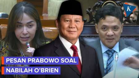 Habiburokhman Ungkap Pesan Prabowo Terkait Kasus Nabilah O’Brien