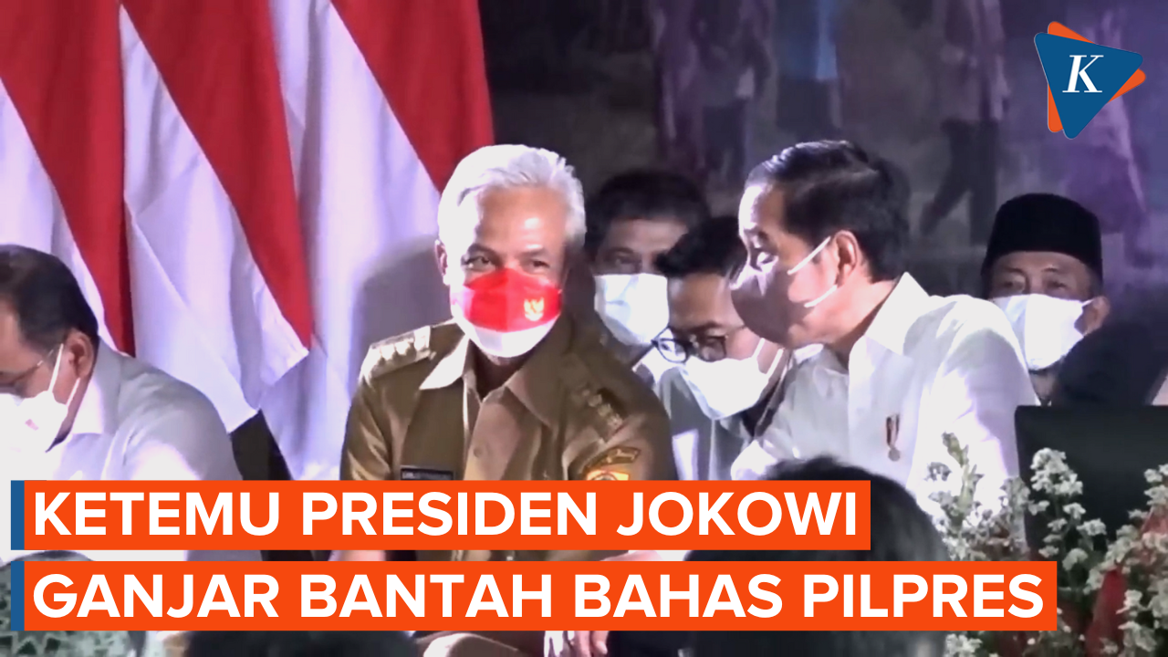 Bertemu Jokowi di Istana, Ganjar Bantah bahas Pilpres