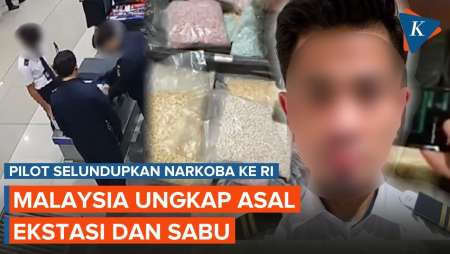 Malaysia Ungkap Sumber Narkoba 26 Kg Yang Diselundupkan Pilot Ke Indonesia