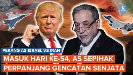 Hari Ke-54 Perang AS-Israel Vs Iran: AS Perpanjang Gencatan Senjata, Iran Tetap Ditekan