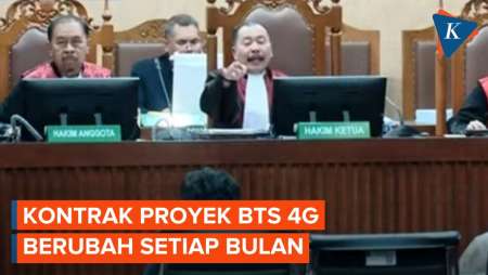 Hakim Heran Kontrak Proyek BTS 4G Berubah Setiap Bulan