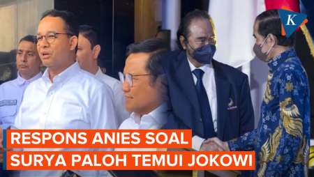 Anies Anggap Pertemuan Surya Paloh dan Jokowi di Istana Hanya Tontonan