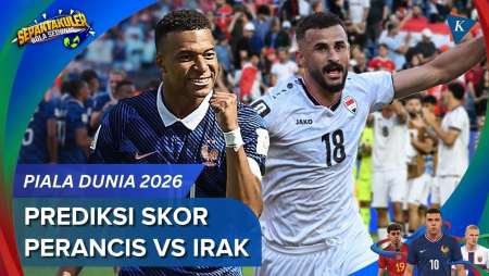 Prediksi Skor Perancis Vs Irak Piala Dunia 2026, Kans Les Bleus Lolos Lebih Cepat