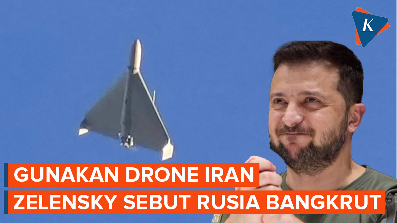 Ejekan Zelensky untuk Moskwa yang Pakai Drone Iran