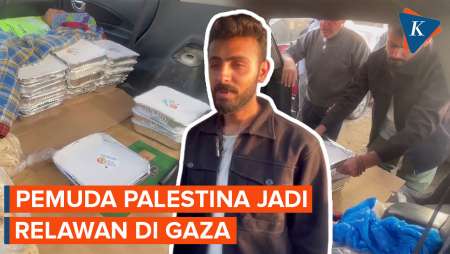 Aksi Pemuda Palestina Jadi Sukarelawan di Gaza, Sediakan Makan hingga Tempat Perlindungan 