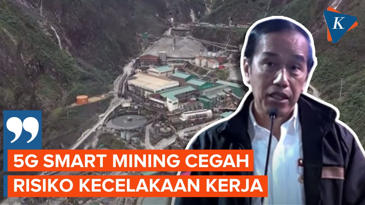 Jokowi Beberkan Manfaat Teknologi 5G Smart Mining