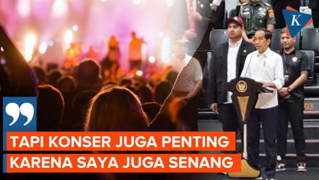 Kelakar Jokowi soal Peruntukan Indonesia Arena, Pilih untuk Konser atau Olahraga?