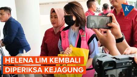 Momen Helena Lim Kembali Diperiksa soal Dugaan Korupsi PT Timah, Pakai Rompi Tahanan Pink