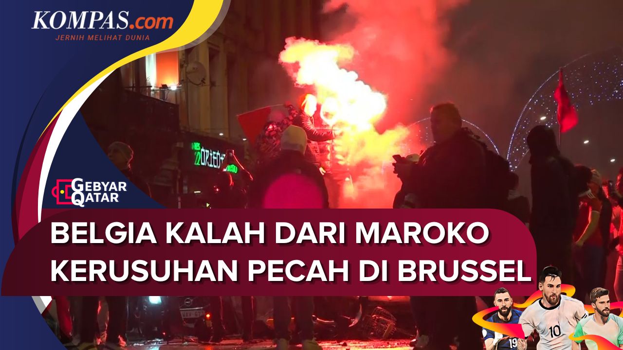 Kerusuhan Pecah di Ibu Kota Brussel Usai Belgia Kalah dari Maroko