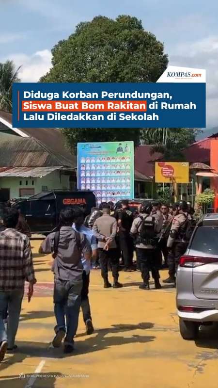 Diduga Korban Perundungan, Siswa Buat Bom Rakitan Di Rumah Lalu Diledakkan Di Sekolah