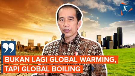 Jokowi Sebut Bumi Sedang Sakit, Bukan Lagi Global Warming
