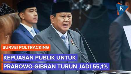 Survei Kepuasan Publik Terhadap Kinerja Prabowo-Gibran Turun Jadi 55,1 Persen
