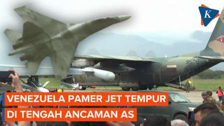 Venezuela Pamer Jet Tempur Dan Kekuatan Militer Di Tengah Ketegangan Dengan AS