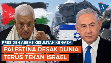 Presiden Palestina Kesulitan ke Gaza, Minta Dunia Tekan Israel!