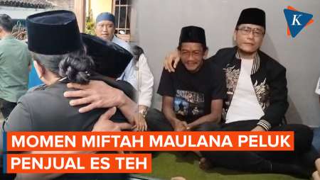 Momen Miftah Maulana Bertemu Penjual Es Teh yang Dihinanya Saat Pengajian