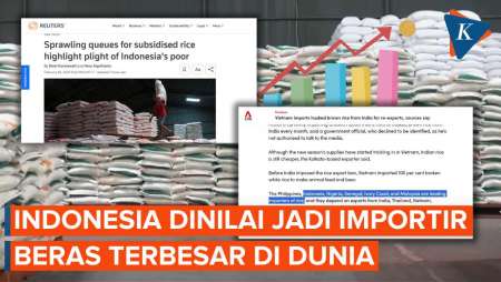 Media Asing Soroti Harga Beras di Indonesia yang Mahal