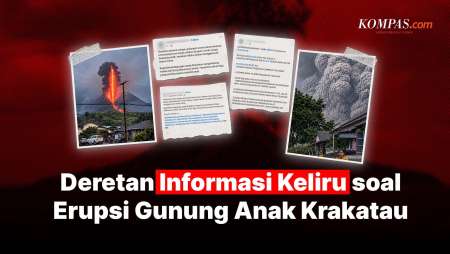 Deretan Informasi Keliru soal Erupsi Gunung Anak Krakatau