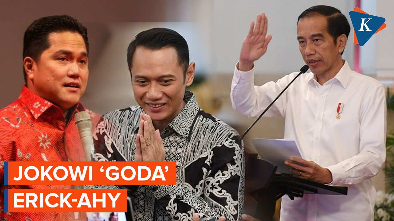 Jokowi Dulu Dukung Prabowo dan Ganjar, Kini Goda Erick - AHY